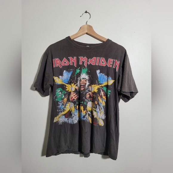 1990 Iron Maiden tour tee - Picture 1 of 8